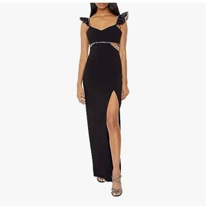 NWT LIKELY Breonna Gown in Black